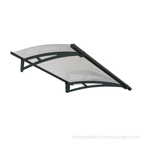 Plastic rain shield board polycarbonate solid board
